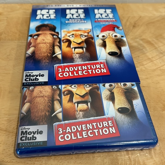 NEW Ice Age 3-Adventure Collection: Blu-ray DVD Digital Code  Disney Movie Club - Picture 3 of 12